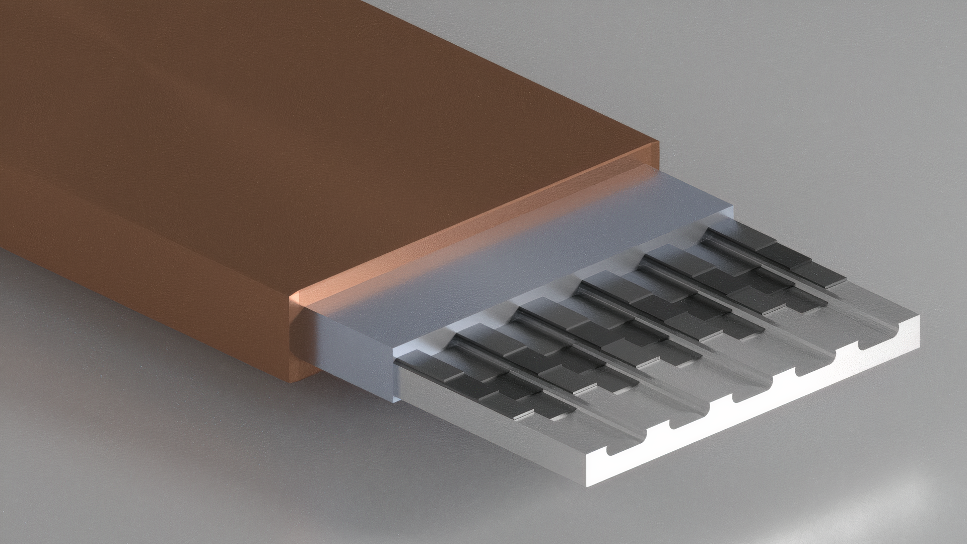 Illustration of SUBRA's multifilamentary tape