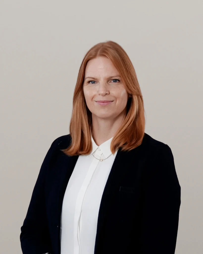 Portrait of Sarah Børresen, Chief Strategy Officer and board member at Subra.